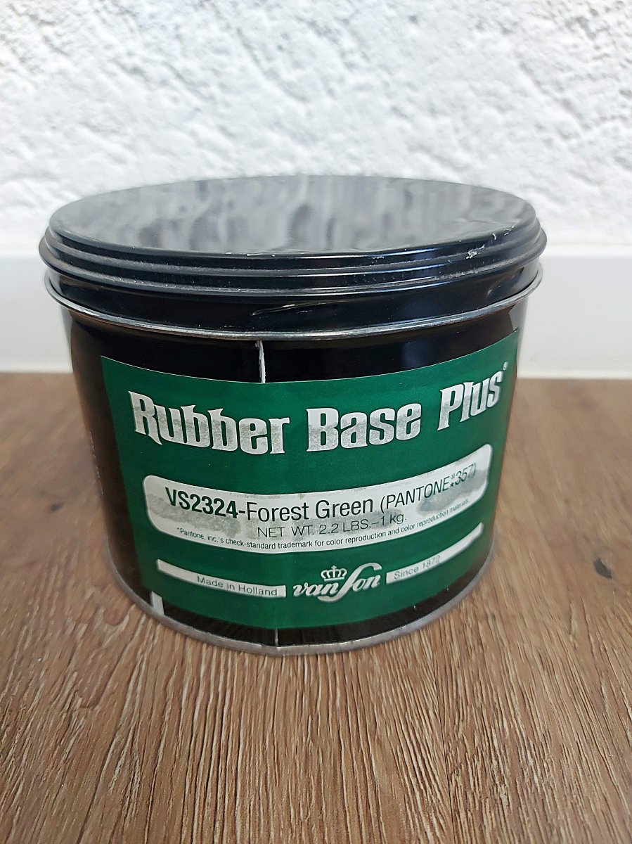 VanSon Rubberbase VS2324 Forest Green (Pantone 357), 1 kg Dose