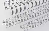 Renz Drahtkämme 9,5 mm (3/8") Durchmesser, 3:1 Teilung, 34 Loops, silber-blank, 1 VE = 100 Stück