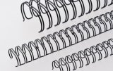 Renz Drahtkämme 14,3 mm, 3:1 Teilung, 34 Loops, schwarz, 1 VE=50 Stück