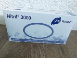 Einmal-Nitrilhandschuhe, puderfrei, Größe M 7 - 7,5, 1 Box = 100 Stück